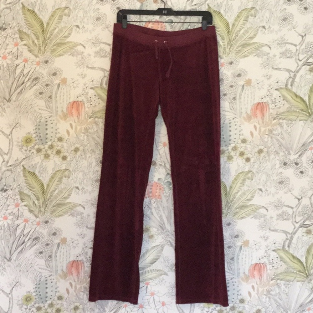 Juicy couture velvet looking sweat pants